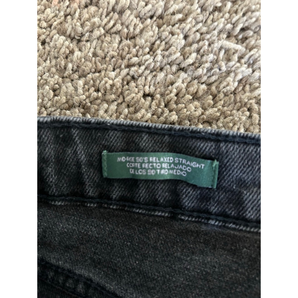 Women's Wild Fable Black Mid-Rise 90s Relaxed Straight Jeans Size 8
008 - Picture 6 of 8